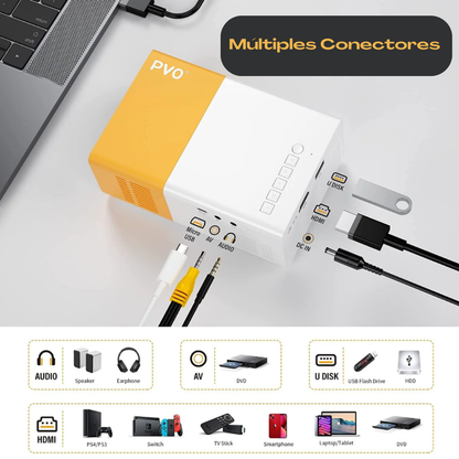 Mini Proyector Portátil 1080p - 20% OFF - Envio Gratis a Todo Chile