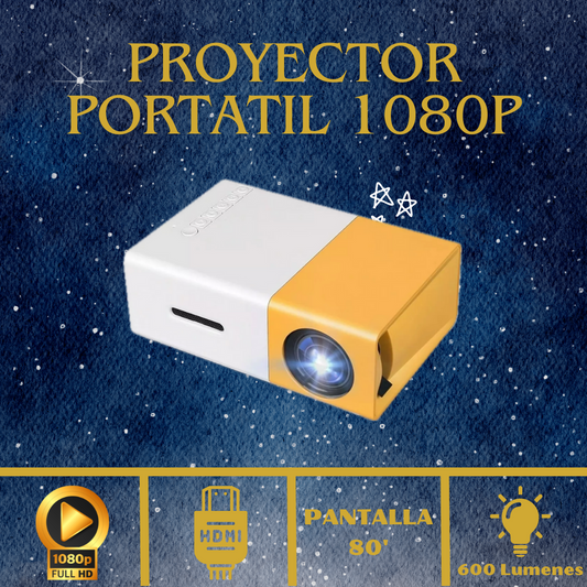 Mini Proyector Portátil 1080p - 20% OFF - Envio Gratis a Todo Chile